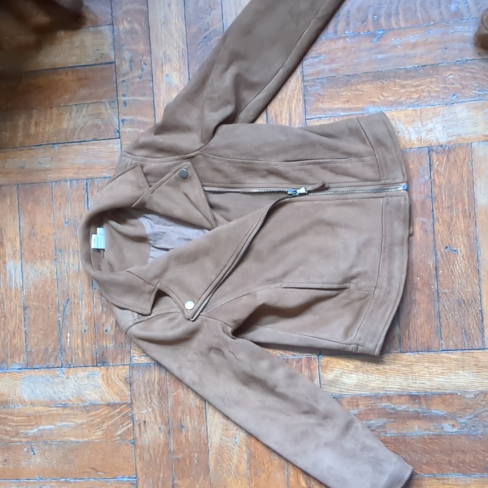 Faux Suede Jacket